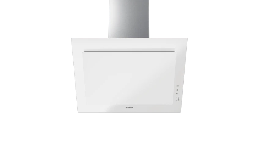 Hotă şemineu 60 cm cu design vertical, paravan din sticlă, Teka DVT 68660 TBS